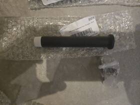 2233us19 Emtek 3 Piece Extendable Door Stop - Flat Black
