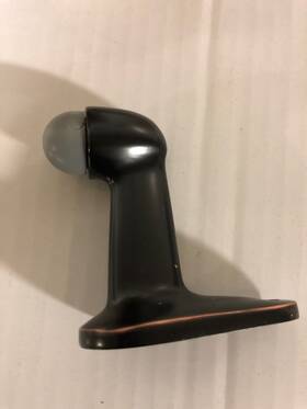 2253us10b Emtek Goose Style Solid Brass Floor Door Stop - Oil Rubbed Bronze