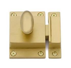 2270us4 Emtek Set Of 4 2-1/4 Inch X 2 Cabinet Latch In Satin Brass 738505031549