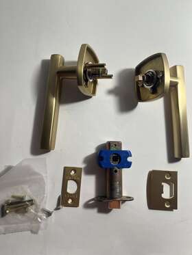 5316frlrhus4 Emtek 300676532998 Urban Modern Rosette Passage Set - 7 Finishes Rh Satin