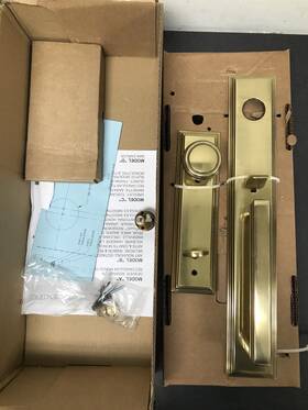 4212nwus7 Emtek Melrose Keyed Entry Handleset With Norwich Knob - French Antique