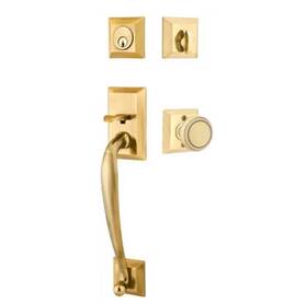 4413nwus7 Emtek Franklin Single Cylinder Handleset With Norwich Knob - French Anti