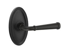 C8220meus19 Emtek 4809150 Concealed Privacy Oval Rosette Merrimack Lever Us19 Black