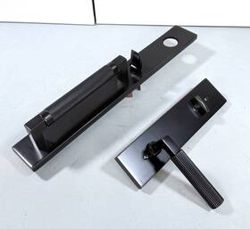 4819us10b Emtek Lausanne Single Cylinder Keyed Entry Handleset In Oil Rubbed Bronze