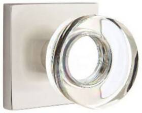 5050mdcus15 Emtek 5050mdc Modern Disc Non-turning Two-sided Dummy Door Knob - Nickel
