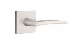 5050posus15 Emtek Poseidon Brass Modern Full Dummy Leverset With Square