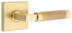 5050us4.lsus4.knus4.lh Emtek 5050.ls.kn.lh Knurled L-square Left Handed Non-turning - Brass
