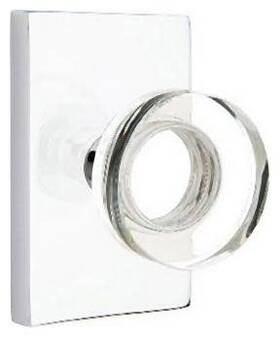 5052mdcus26 Emtek 5052mdc Modern Disc Non-turning Two-sided Dummy Door Knob - Chrome