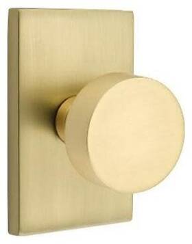 5052rouus4 Emtek 5052rou Round Knobset Non-turning Two-sided Dummy Door Knob - Brass