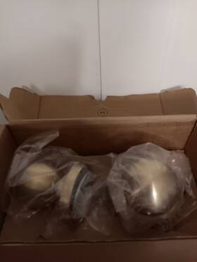 5059orbus4 Emtek 5059orb Disk Rosette Dummy Orb Knob Us4 Finish Satin Brass