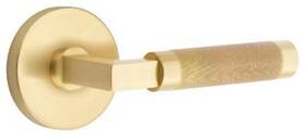 5059us4.lsus4.knus4.lh Emtek 5059.ls.kn.lh Knurled L-square Left Handed Non-turning - Brass