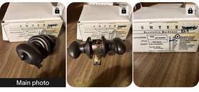 5100pus10b Emtek 5 5100 Us10b Key In Knob Oil Rubbed Bronze Egg Nos