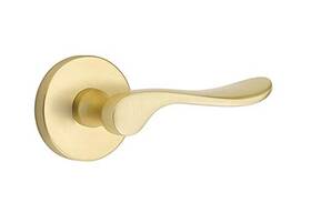 5109lurhus4 Emtek Passage Set With Matching Finish Luzern Lever Choice Of Left Right Handing And