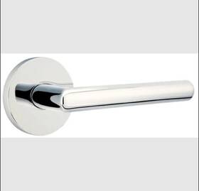5109stulhus26 Emtek Stuttgart Lever Handle With Disk Rosette