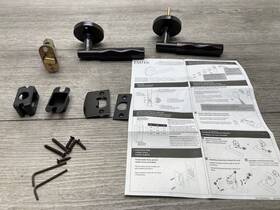510trus10b Emtek Tribeca Passage Door Lever Set From The Select Brass Collection