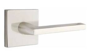 5110hl0rhus15 Emtek 5110hlous15 Rh Passage Knob Set Square Rosette Helios Lever Satin Nickel