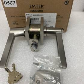 5122hl0rhus15 Emtek Assa Abloy Kil Hellos Lever Square Rosette Rh- Us15