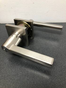 5122hlous15lh Emtek Helios Lh Keyed Entry Lever Set Satin Nickel
