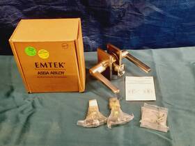 5123hlous15rh Emtek Helios Single Cylinder Door Lever Set - Satin Nickel Read