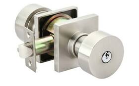 5123rouus15 Emtek Keyed Entry Knob Set Satin Nickel Missing Key With