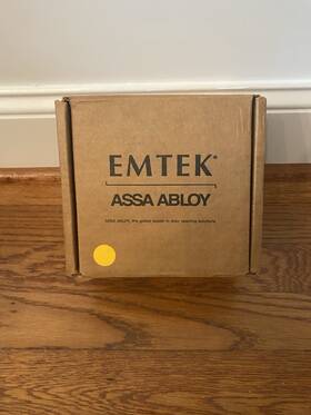 5207siorhus15 Emtek Assa Abloy Milano Left Hand Door Handle Set New Satin Nickel E221