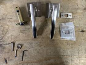 5210hlorhus15 Emtek Helios Lever Handle With Square Rosette Parts Only