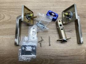 5210hlous15lh Emtek Left Handed Privacy Door Lever Set - Satin Nickel Parts Only