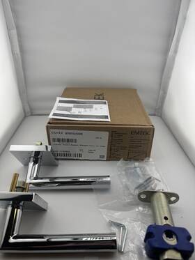 5210stuus26lh Emtek Stuttgart Left Handed Privacy Door Lever Set Read