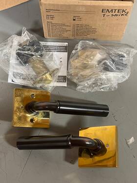 5210us10b.lsus10b.knus10b.lh Emtek 5210us10b Knurled L-square Lh Privacy Door Lever Oil Rubbed Bronze
