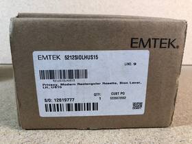 5212siolhus15 Emtek Sion Left Handed Privacy Door Lever Set Satin Nickel