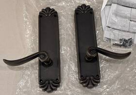 6752mdimb Emtek Lever Tuscany Bronze Dummy Set