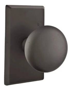 710wcmb Emtek Winchester Sandcast Bronze Passage Knobset - Medium