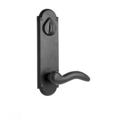 7670cdrhmb Emtek Sandcast Bronze #5 Keyed 5-1/2 Inch C-to-c Sideplate Lock