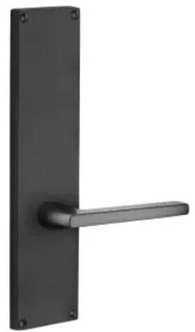 8013hlous19 Emtek 9 Inch Rectangula Sideplate Brass Modern Dummy Set Flat Black Read