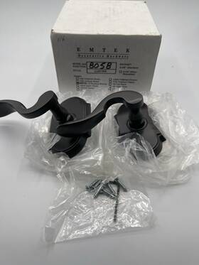 8050cus10b Emtek 8058 Cortina Lever Reg Rosette Dummy Door Oil Rubbed Bronze