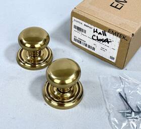 8050pus7 Emtek Providence Non-turning Dummy Door Knob Set In French Antique
