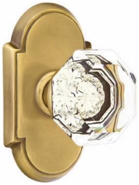 8058otus7 Emtek 8058ot Old Town Non-turning Two-sided Dummy Door Knob Set - French Antique