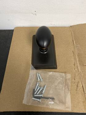 805eus10b Emtek Egg Dummy Door Knob Set - Oil Rubbed Bronze