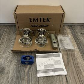 8100gtus14 Emtek Passage Rosette Georgetown Crystal Knob
