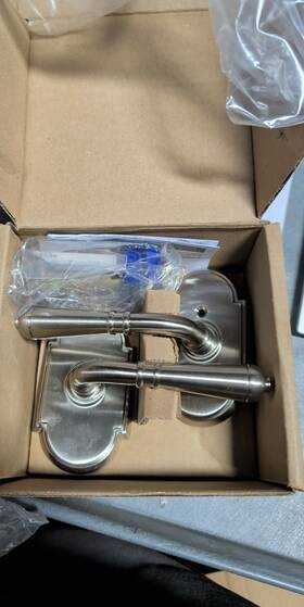 8121trhus15 Emtek Passage No.8 Rosette Turino Lever Right Hand Nickel