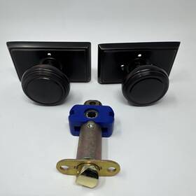 8208nwus10b Emtek Privacy Set Style 8 Norwich Knob Oil Rubbed Bronze No Screws