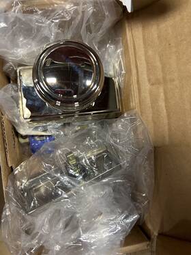 8221nwus14 Emtek 8221 Norwich Privacy Door Knob Set Polished Nickel