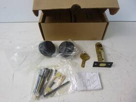 8350us19 Emtek Assa Abloy Deadbolt Double Brass Us19 Classic 2-3/8 Inch Backset