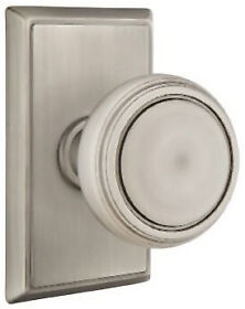 8521nwus15a Emtek 8521nw Norwich Non-turning Two-sided Dummy Door Knob Set Grey