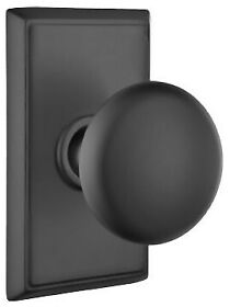 8521pus19 Emtek 8521p Providence Non-turning Two-sided Dummy Door Knob Set Black