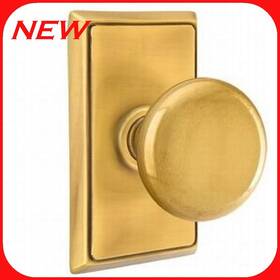 8521pus7 Emtek Providence Dummy Knobs Pair Rectangular Rosette R4