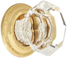 86028us3 Emtek Emt Old Town Clear Pull - Polished Brass