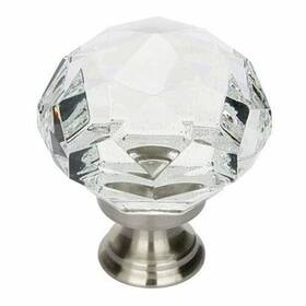 86209us15 Emtek Emt Diamond Cabinet Knob - Satin Nickel 86209us15 Emtek Emt Diamond Cabinet Knob - Satin Nickel
