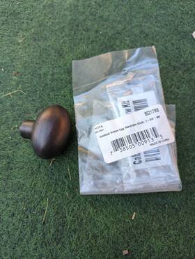 86217mb Emtek Bronze Egg 1.75-inch Cab Knob
