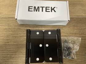 91023us10b Emtek 3.5 Inch X Plain Bearing Mortise Hinge Lot Of 15x - Read